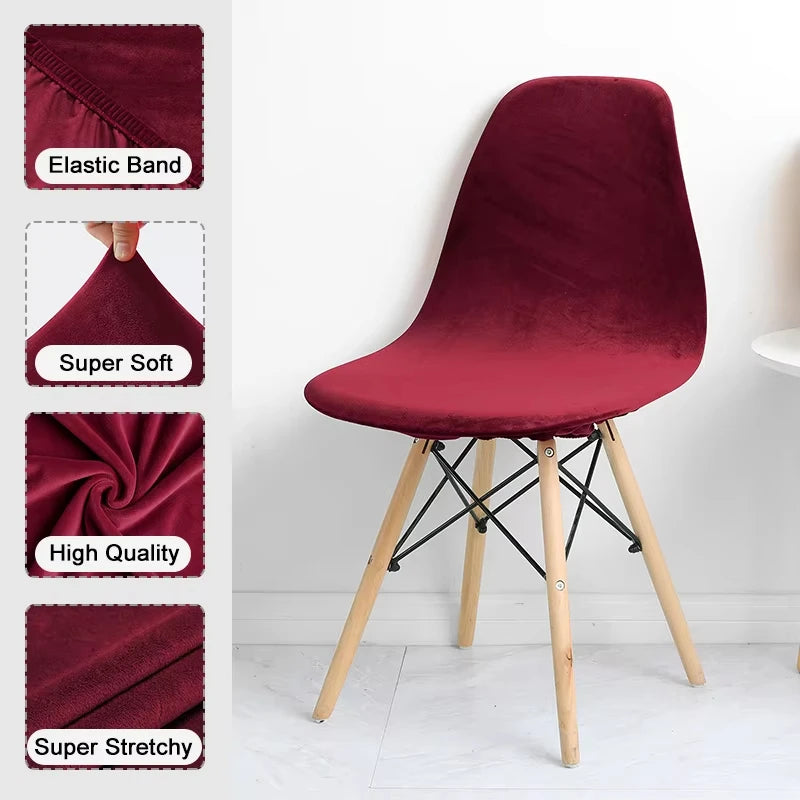 chaise scandinave velours beige moderne mariage banquet houssable réglable pieds bois structure métallique
