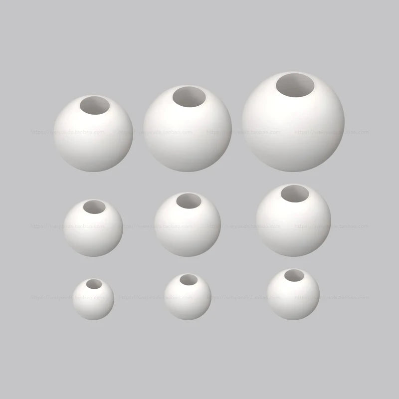 abat jour boule verre blanc opale rond moderne lampe suspension intérieur décoratif