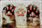 kit crochet laine tapis fleurs coussin coeur kit couture diy création maison moderne