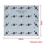support led pcb aluminium 105mm 92mm lentille réflecteur moderne joint étanche 20w 60w fixations