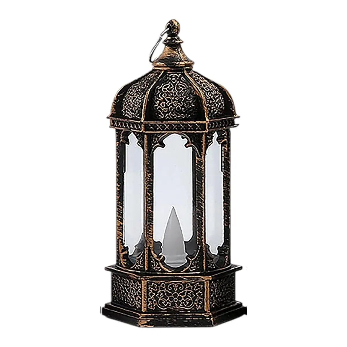 veilleuse led rétro bronze ornements floraux anniversaire noël halloween suspension métal opaques vintage deco