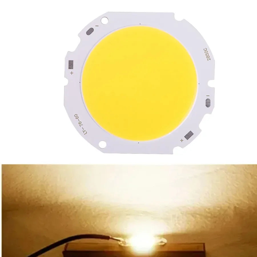 source lumineuse led blanc moderne 50w 6000k 73mm 69mm diycobchip inondation