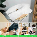 housses coussin massage jetables blanches unies confortables 36.5cm 27cm pack 100 pièces usage unique
