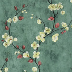 papier peint adhésif floral effets grunge moderne naturel résistant l'eau