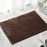 tapis bain acrylique antidérapant solide moderne doux couleur beige rose gris marron bleuclair