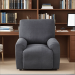 housse élastique antidérapante fauteuil inclinable noir gris vert clair tissu motifs moderne poche