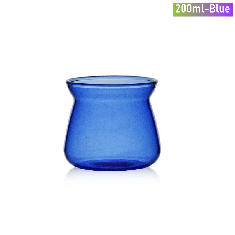 vase moderne opaque couleur bleue orange 200ml 520ml verre borosilicate