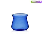 vase moderne opaque couleur bleue orange 200ml 520ml verre borosilicate
