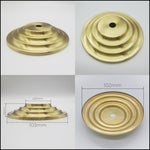 support suspension lampe moderne doré rayonnant concentrique différents disponibles qualité cuivre
