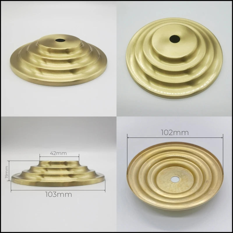 support suspension lampe moderne doré rayonnant concentrique différents disponibles qualité cuivre