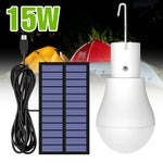ampoule solaire led portable ip65 moderne crochet indicateur charge blanc