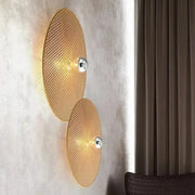 Lampe murale imitation rotin couleur bois pour cuisine, couloir, chambre à coucher et chevet