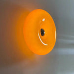 lampe sol moderne blanc orange adhésive éclairage quotidien salle manger contemporain