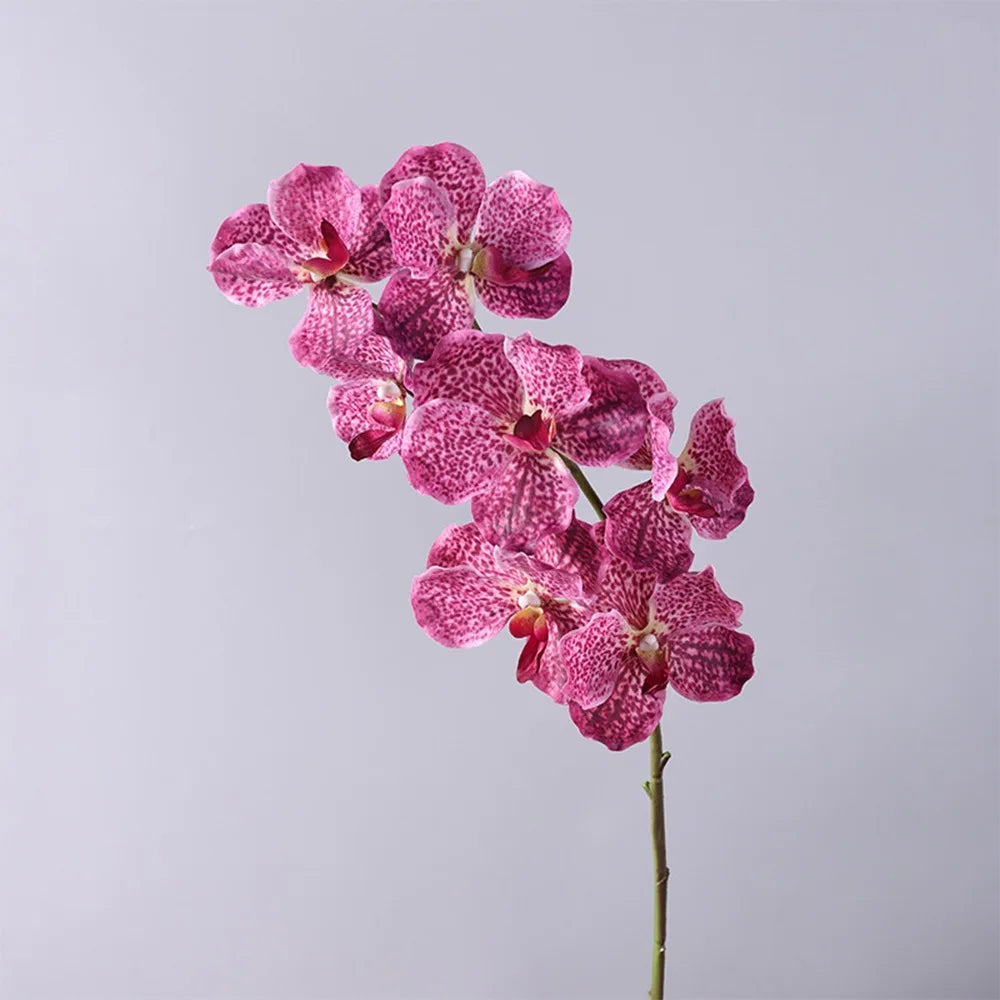 fleurs artificielles orchidées violettes blanches modernes décoration intérieure maison mariage anniversaire