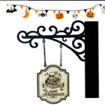 supports muraux livres pendentifs décoratifs gothiques ornements floraux arches métalliques pendentifs translucides motifs bibliothèque