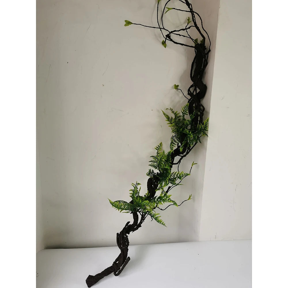guirlande végétale artificielle feuilles fougère lierre naturelle extérieur intérieur décoration vert foncé clair