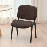 housses chaise polyester jacquard rayures modernes couverture chaise banquet gris clair ajustable protégeant universel