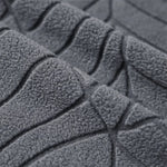 housse fauteuil gris motif feuilles moderne adhésif extensible lavable printemps été