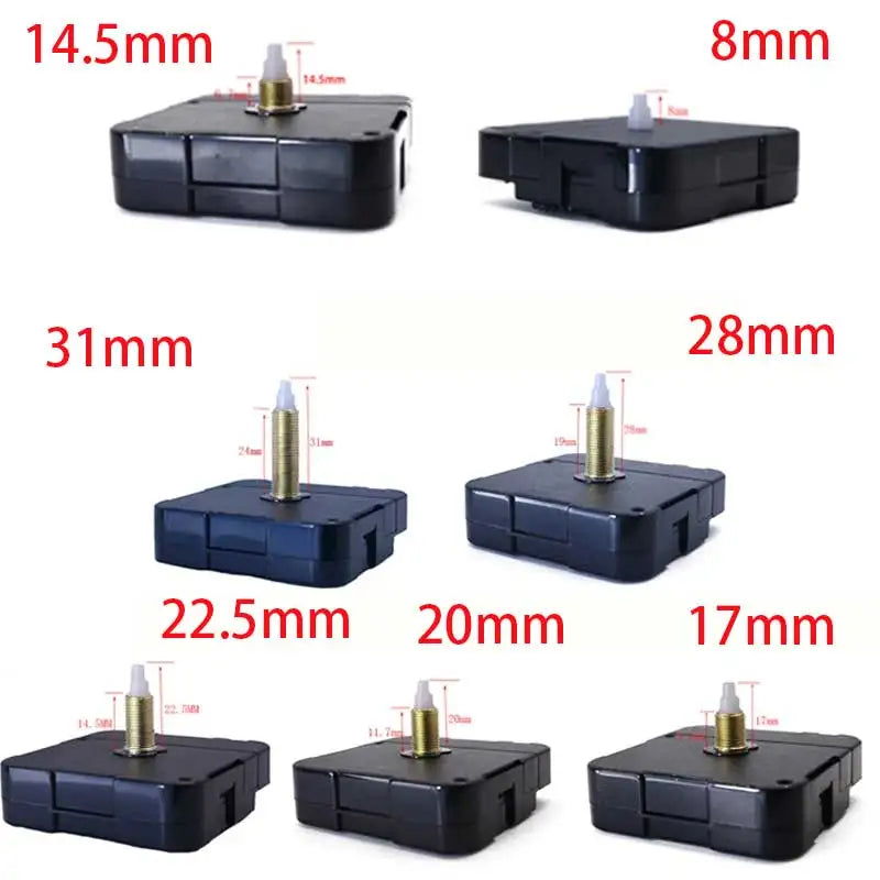 boîte rangement noire pratique dimensions diverses montée mur quartz remplissage horloges muraux pièces rechange