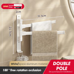 porte serviettes mural pliable gris moderne fixations vis serviettes