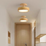 lampes plafonniers modernes minimalistes bois clair foncé éclairage led blanc chaud chambre salon salle