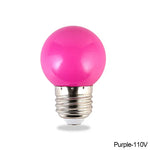 ampoule led rouge jaune blanche globe boule e27 vis bleue moderne chambre décoration noël