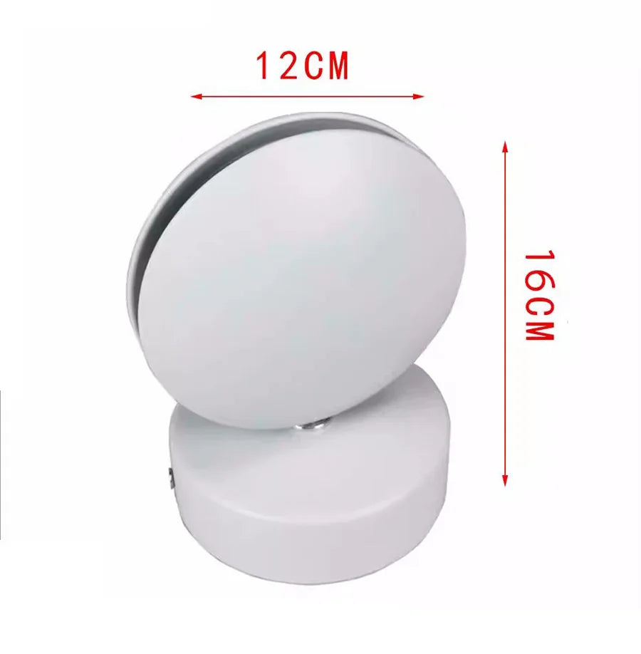 lampe led moderne blanche adhésive extérieure verre trempé 11cm 15cm 7cm