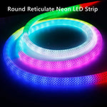 ruban led néon multicolore réticulé ip67 flexible 360deg 5v 50leds/m 1m 2m 3m 4m
