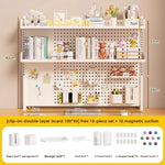 étagère murale modulaire métal blanc porte crayons support objets moderne