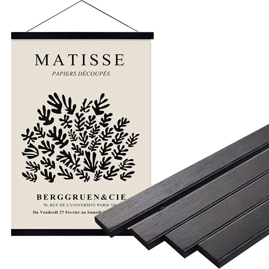 cadres bois modernes métalliques imprimés toile art mural minimaliste 21cm 30cm 40cm 50cm 60cm