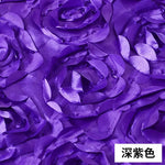 tapis mariage satin roses relief texturé violet rouge vert élégant antidérapant 50cm 130cm