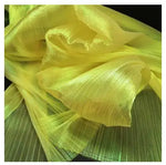 tissu plissé noir vert rose orange blanc mariage robe élégante cérémonie tissu brocart