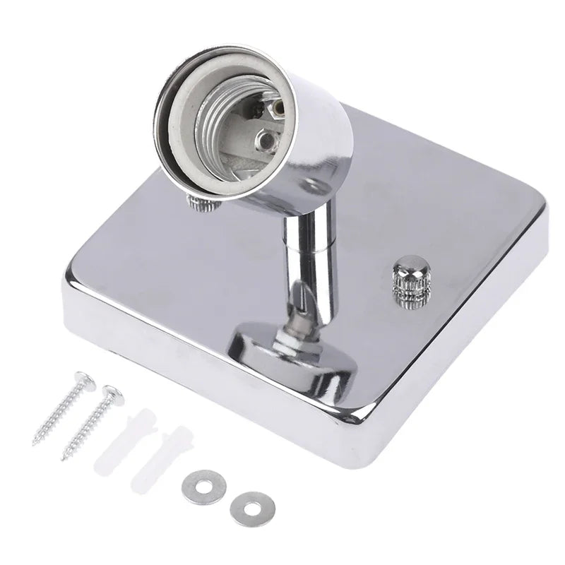 support murale led moderne blanc or noir matériau métal vis fixations chambre cuisine étude
