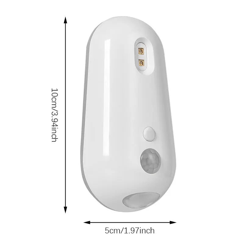 lampe toilette blanche moderne bouton tactile adhésif rechargeable led contrôle capteur lumière