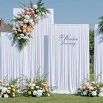 rideau fond blanc rose plissé drapé classique maison opacité tringle decoration