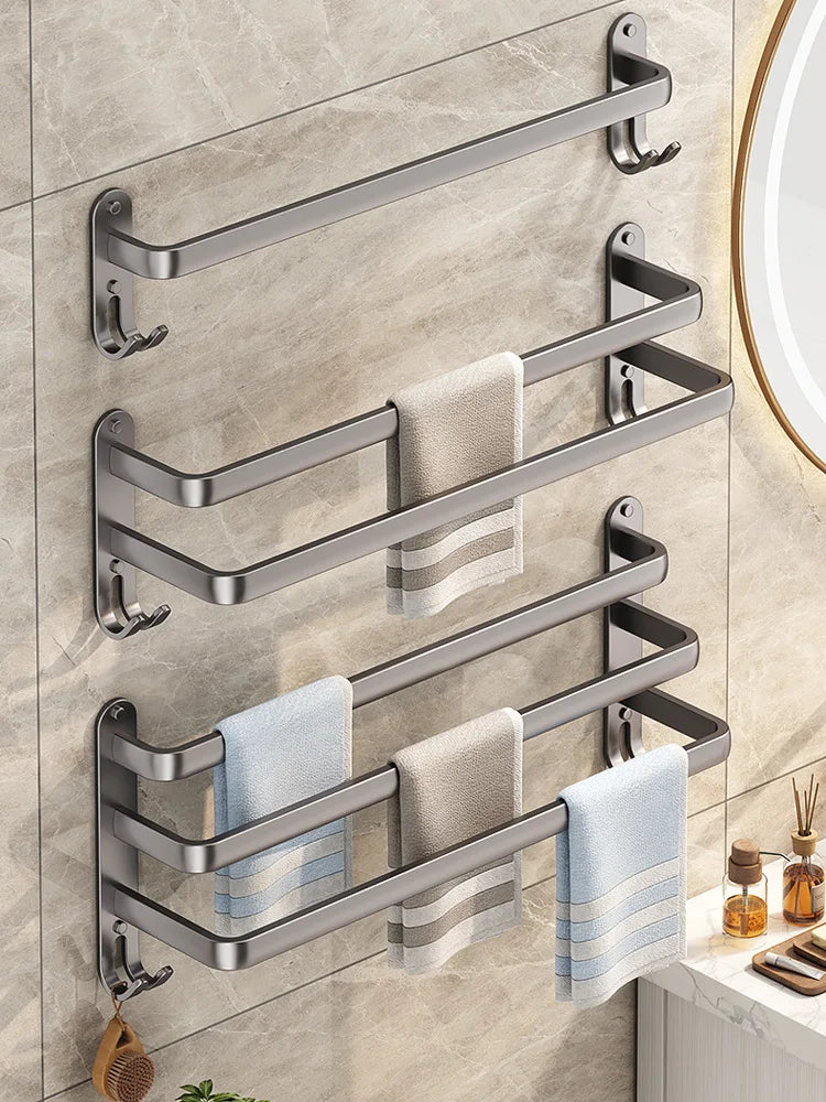 porte serviettes mural noir anti rust porte serviettes bain organisateur salle bain moderne