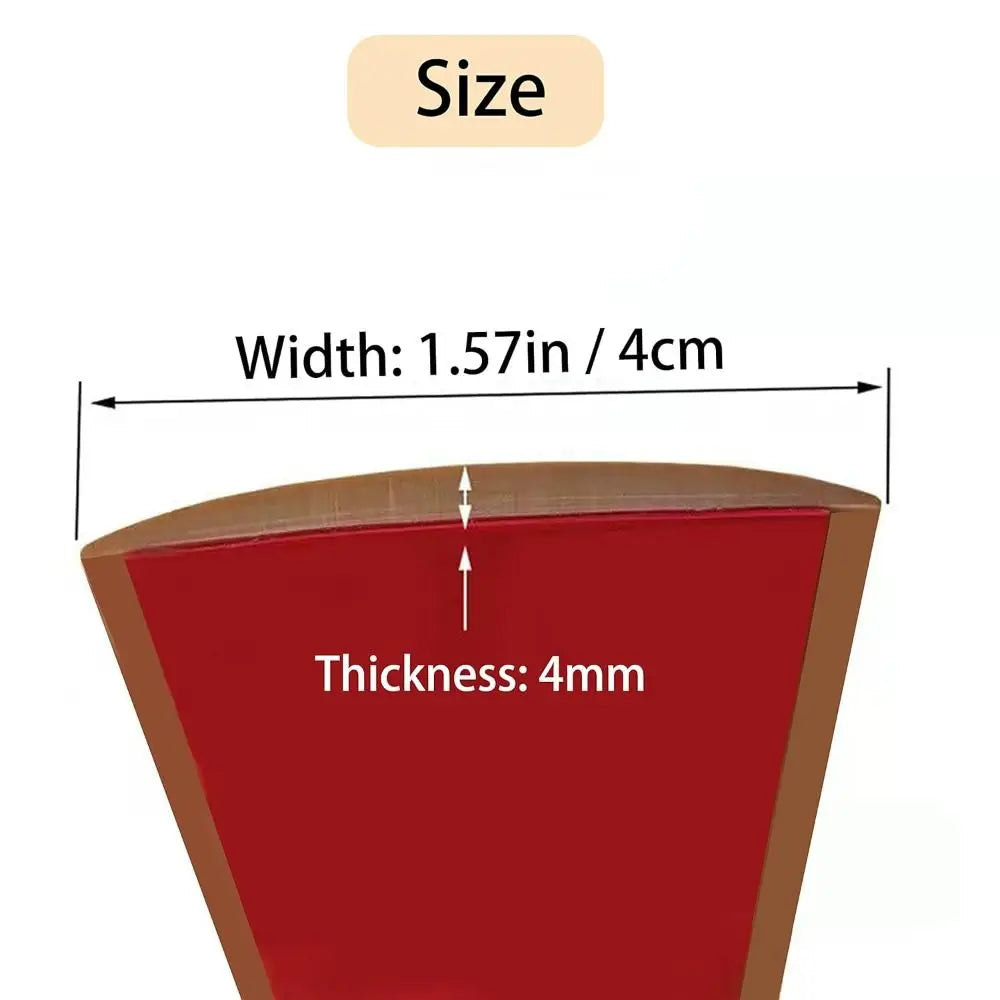 ruban protection sol rouge marron texture bois adhésif 4cm large moderne pvcrollable