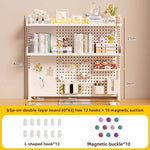 étagère murale modulaire métal blanc porte crayons support objets moderne
