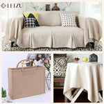tissu coton lin beige clair foncé texture naturelle résistante bricolage patchwork couture maison classic