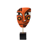 décorations abstraites sculptures masques géométriques modernes couleurs vives