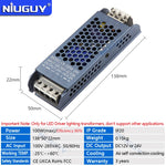transformateur led 12v 24v 36w 60w 100w 150w 200w 300w 400w 500w câble ac