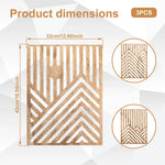 décorations murales bois sculpté motifs montagnes soleil moderne minimaliste nature ensemble pièces