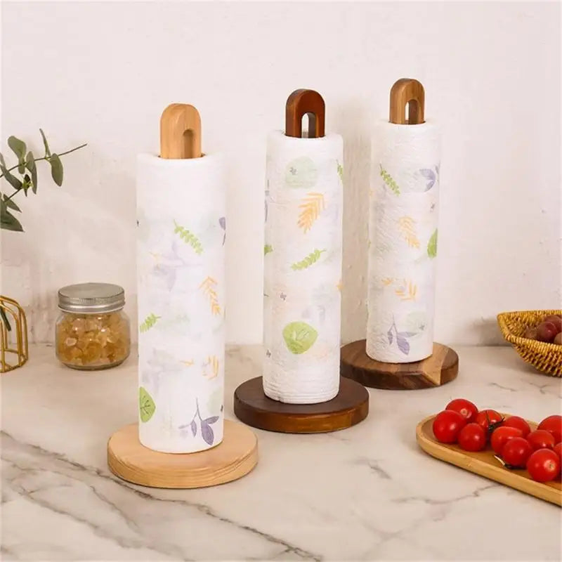 porte serviettes moderne bois naturel feuilles vertes blanc anti dérapante contemporain