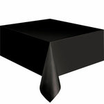 nappes jetables table blanc noir anniversaire mariage fêtes lisses opaques PVC modernes