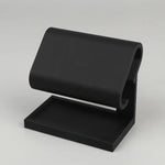 présentoir double face support bijoux noir blanc contemporain plateau brossé adhésif multifonctionnel montres rangement