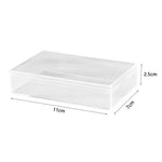 boîtes rangement transparentes modernes empilables haute transparence diverses tailles petite cuisine organisation ménage minimaliste