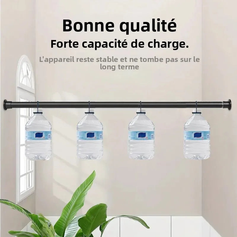 tige douche ajustable moderne blanc noir gris lisse ronde opaques variante longueur