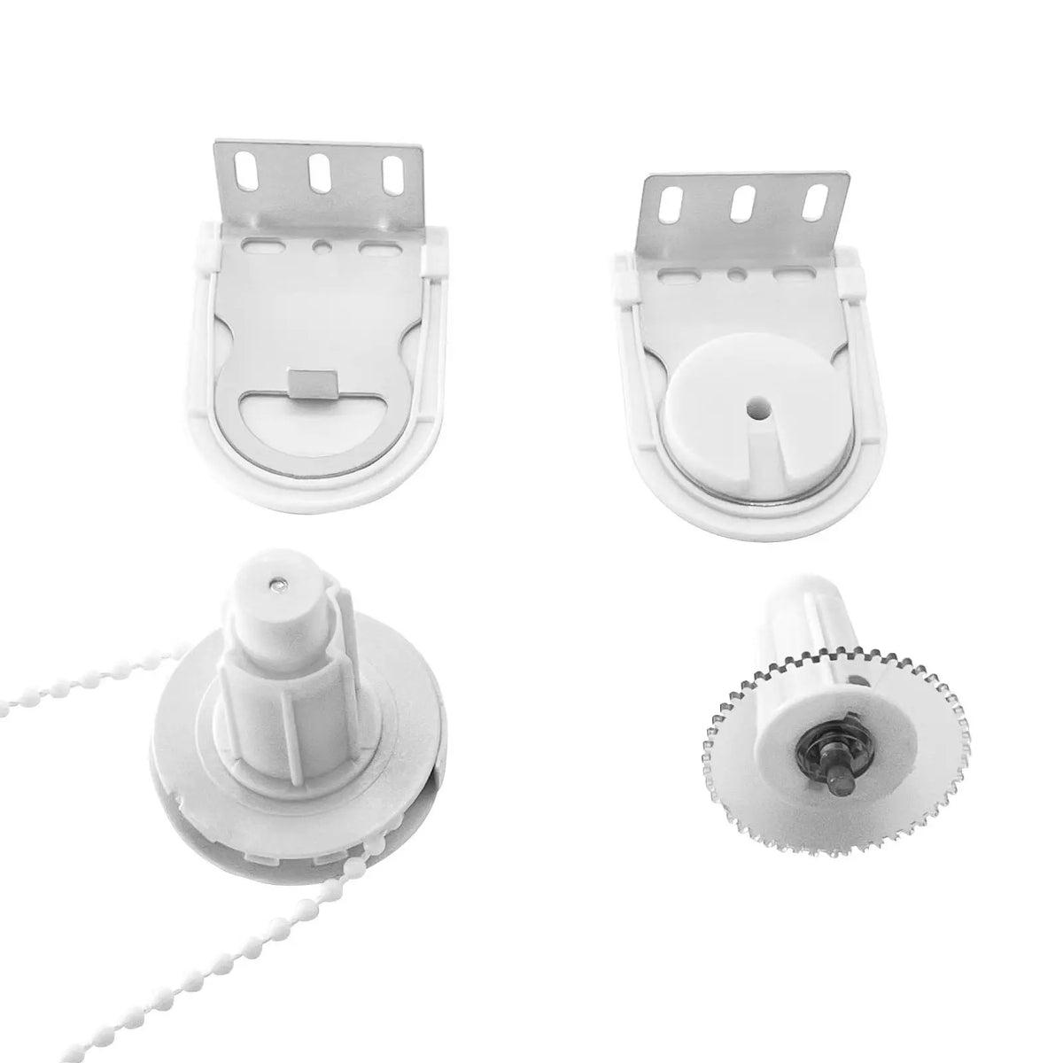 supports muraux stores enrouleurs intégrés facile pièces détachées blanc argenté moderne minimaliste opaquesitorièmes