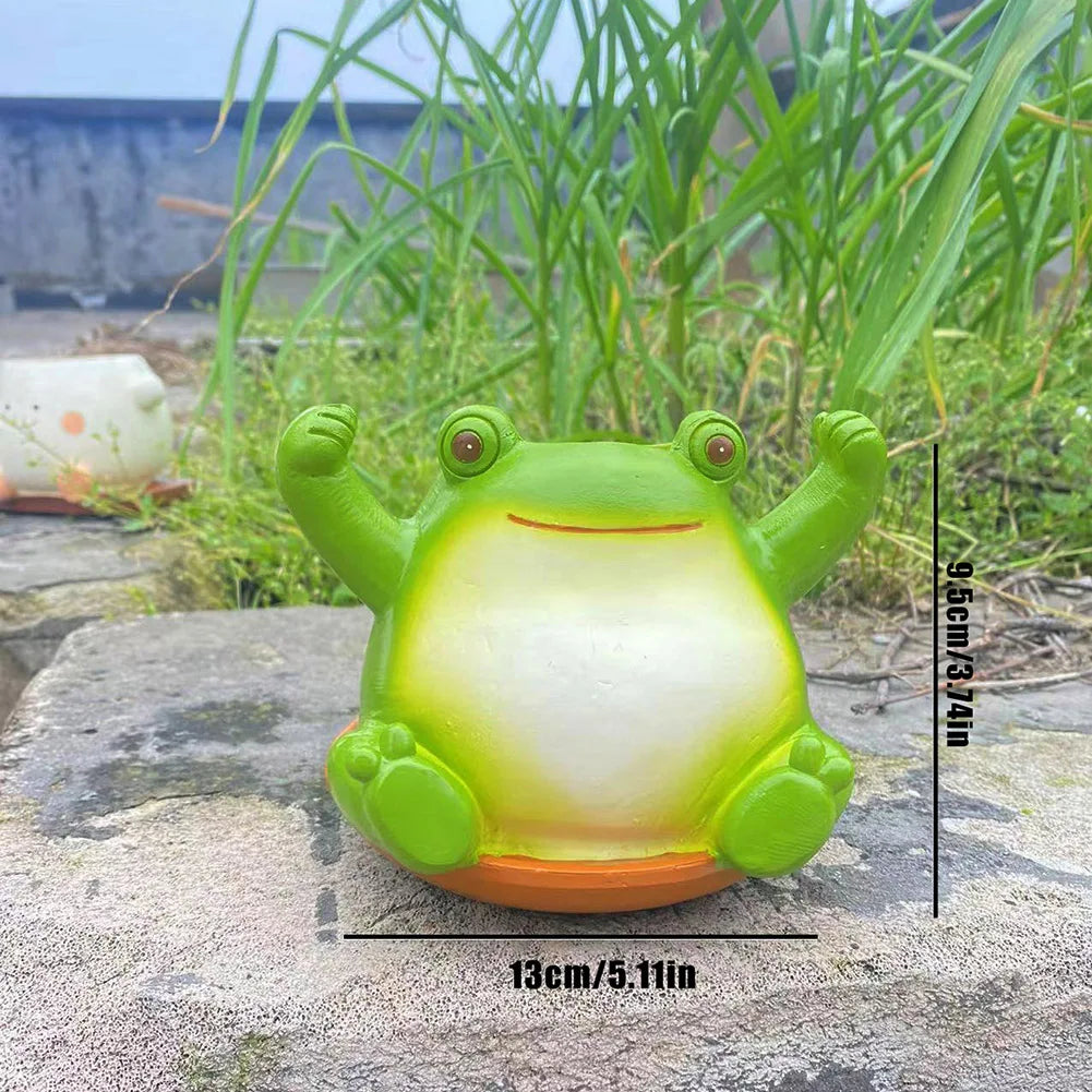 pots fleurs suspendus résine visage souriant chaise bascule balançoire tasse blanc personnaliséextérieurintérieur