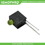 diodes led noires vertes rouges brillantes pack 10 pieces led électroluminescentes